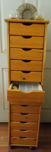cabinet drawer open