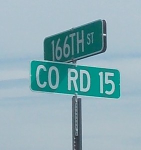 co. rd 15 sign