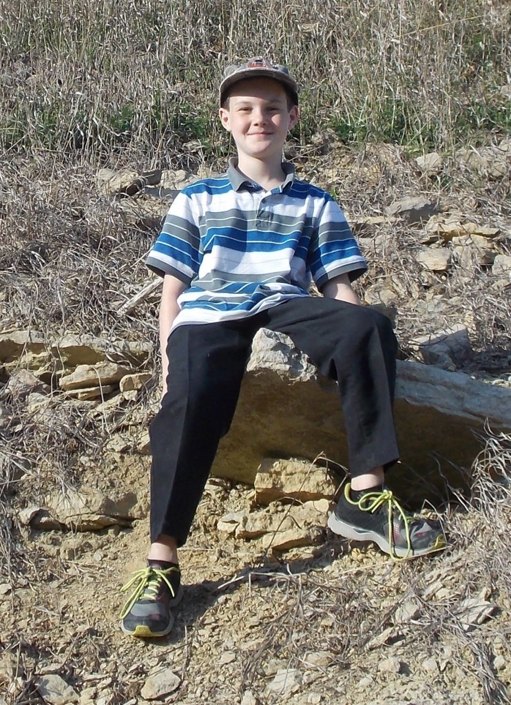 young fossil hunter