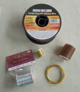 Normal wire for wrapping and one extra.