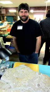 Caleb at MAPS - MidAmerica Paleontology Society - 2013.